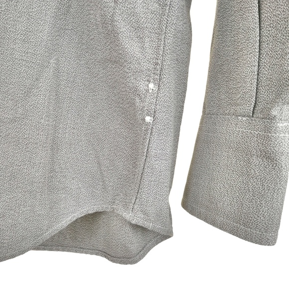 J. Crew Gray Long Sleeve Shirt Men's Small - Picture 4 of 8